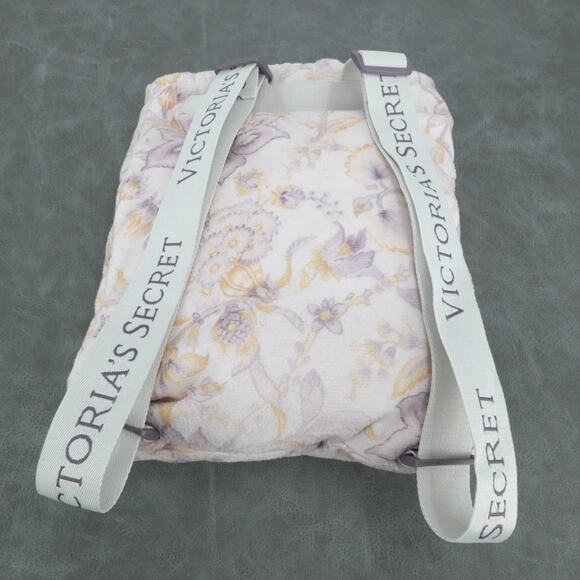 Victoria's Secret Packable Floral Stripe Beach Towel 2 in 1 Backpack Style 62x36 - Picture 7 of 9